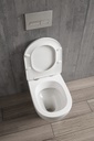 Coppia di Sanitari Sospesi della Serie Greta Completa di WC, Bidet, Sedile Softclose e Fissaggi