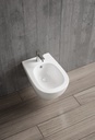 Coppia di Sanitari Sospesi della Serie Greta Completa di WC, Bidet, Sedile Softclose e Fissaggi