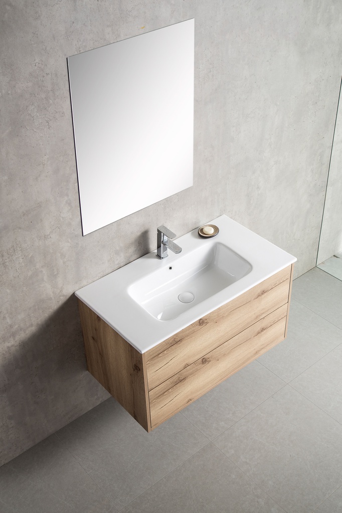 Lavabo Consolle da Incasso della Serie Plano 510