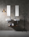 Lavabo Sospeso 37x24.5xH14cm Monoforo della Serie XS