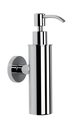 Soap Dispenser in Chrome Plated Brass with Dispenser and Support of the Brooklyn Serie