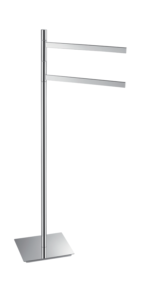 Chromed Brass and Stainless Steel 304 Free Standing Towel Rack of the Skyline Serie