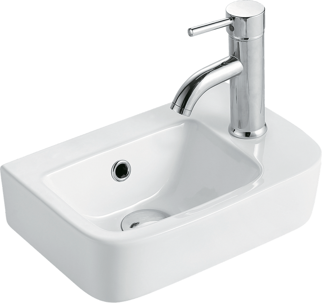 One-Hole Over Counter Washbasin 37x24.5xH14cm of the XS Serie