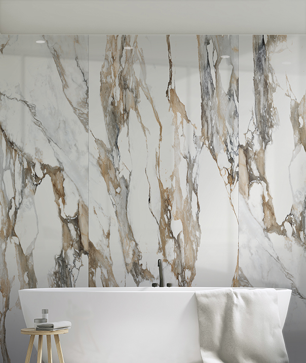 Calacatta Gold Gres Porcellanato Effetto Marmo Rettificata