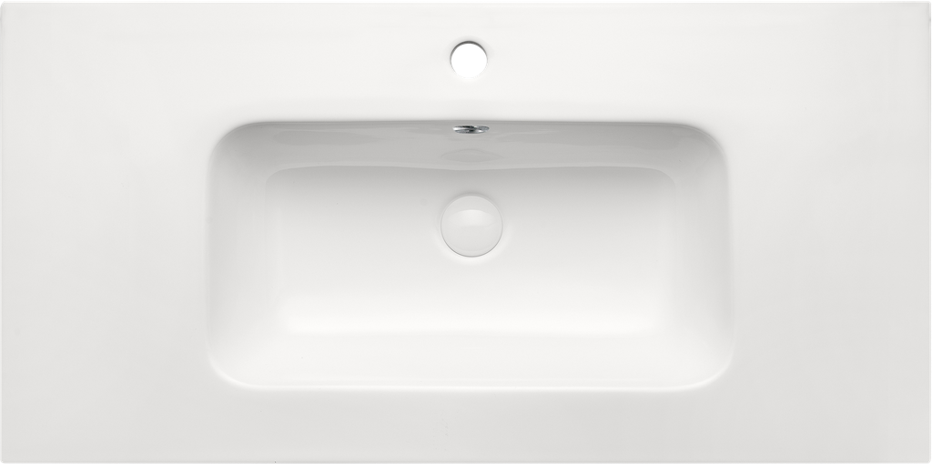 Lavabo Consolle da Incasso della Serie Plano 510