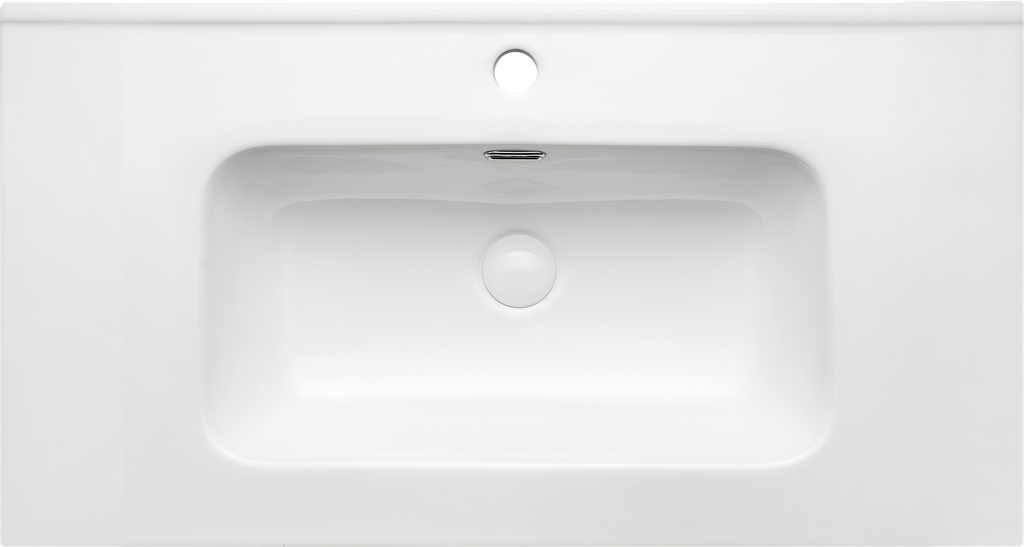 Recessed Consolle Washbasin of the Plano 460 Serie