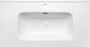 Lavabo Consolle da Incasso della Serie Plano 460