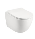 Vaso Wc Sospeso Rimless Bianco della Serie Dara